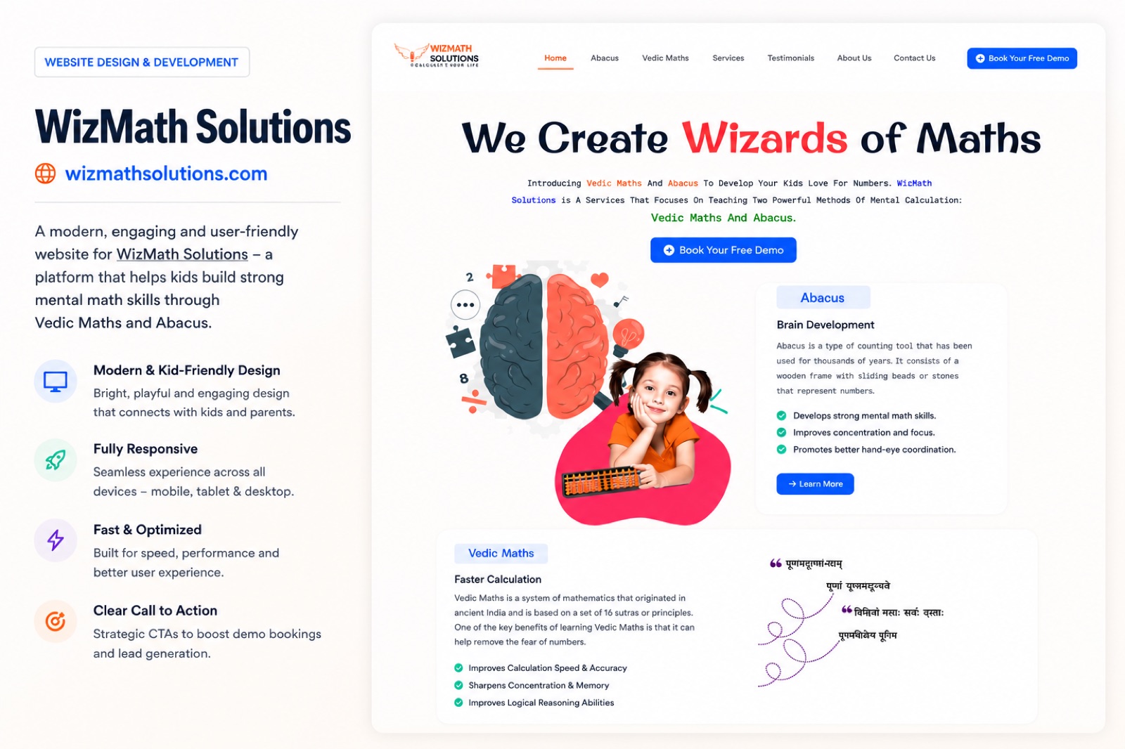 WizMath Solutions — Education website